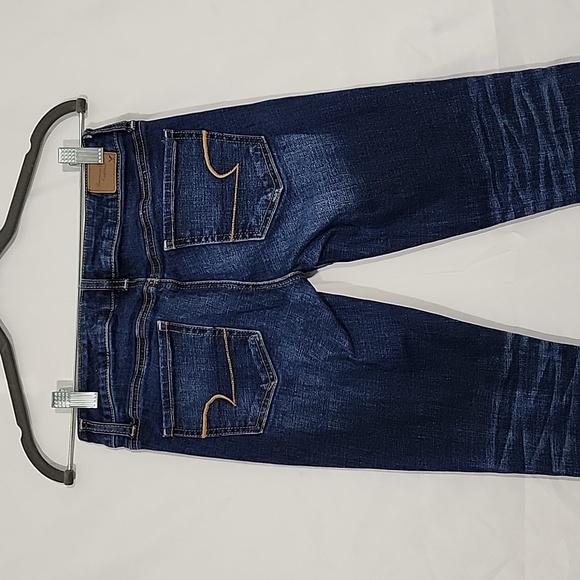 American Eagle Super Jegging Skinny Blue Size 4S - Picture 5 of 9